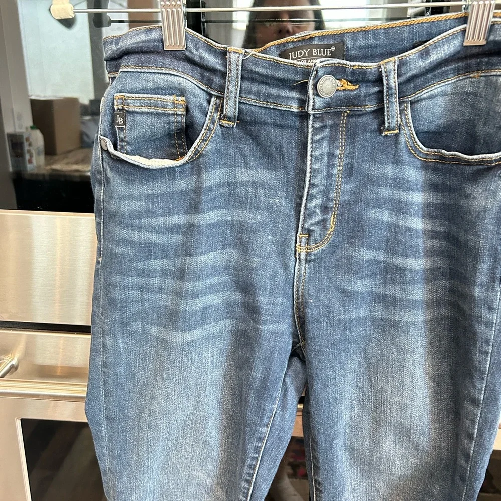 Judy Blue capri Jeans size 7/28 have wear overall GUC - Picture 3 of 5